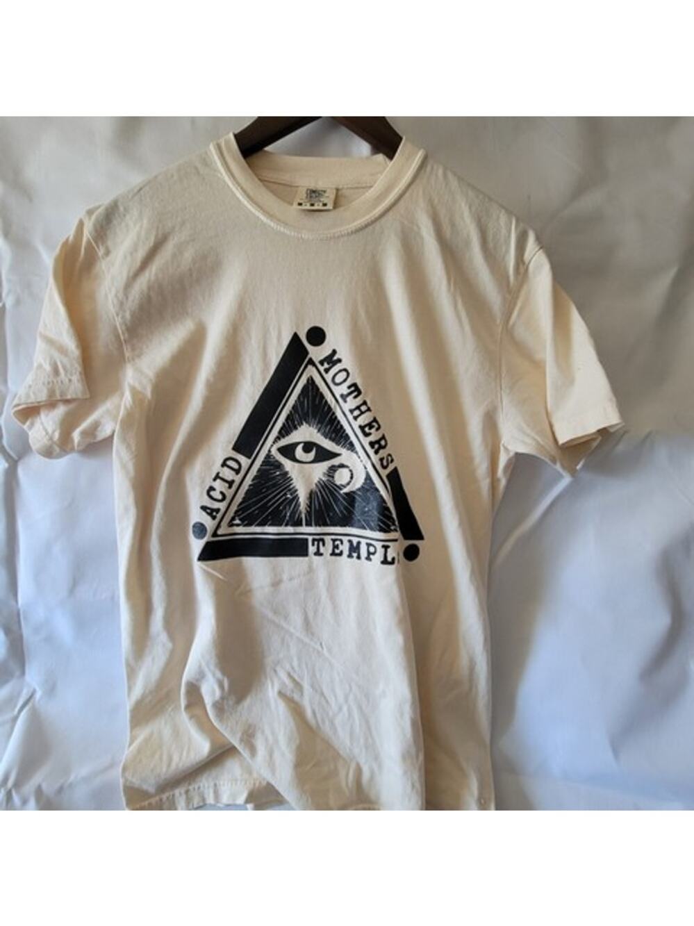 Acid Mothers temple    band t shirt Mens  medium cream